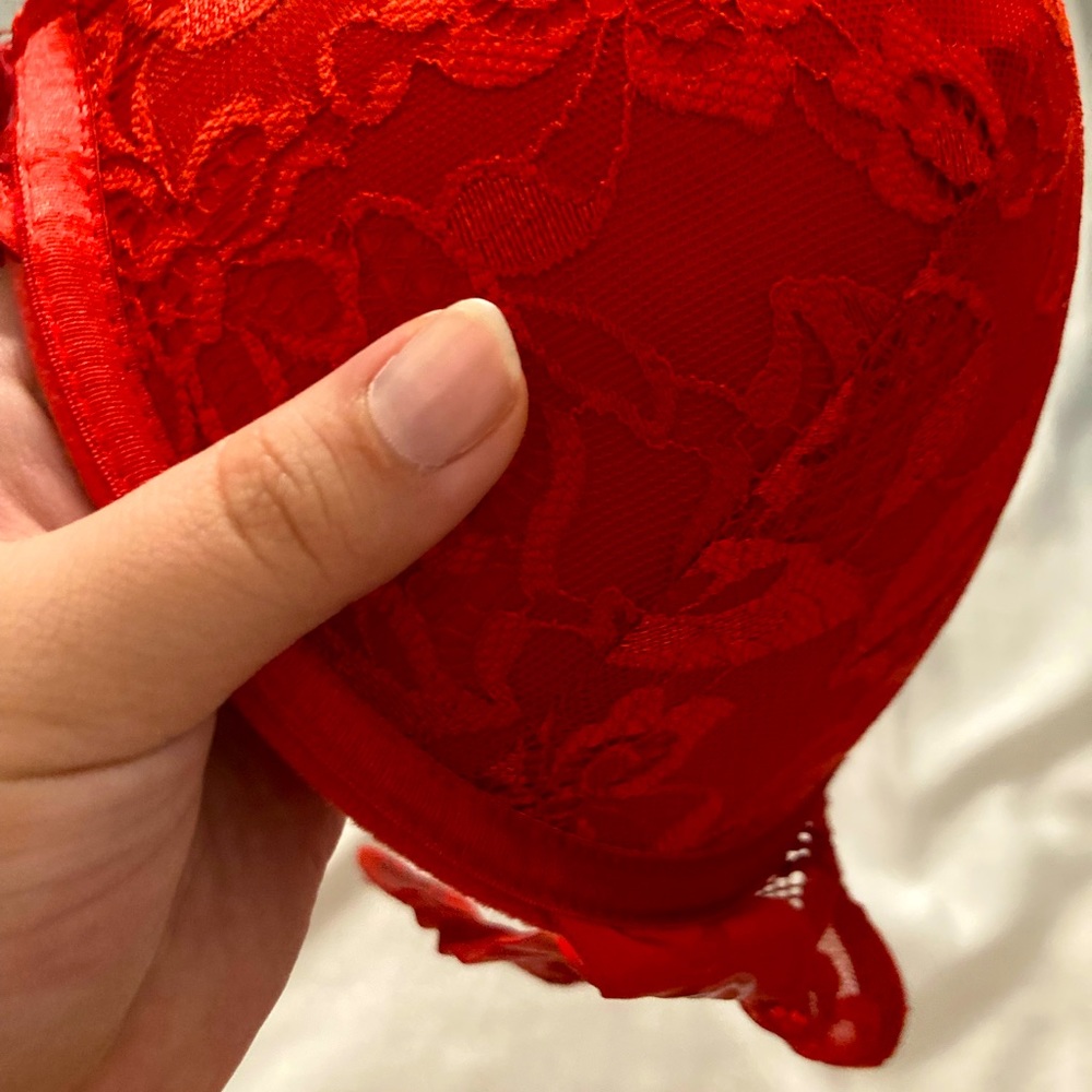 Hot Red Push-Up Bra from Bebe